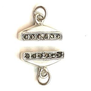 New Sterling Marcasite 2-3 Strand Clasp!!!
